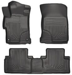 Husky Liners 99441 Weatherbeater Series Front and 2nd Seat Floor Liners Black