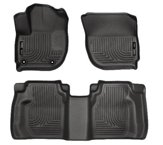 Husky Liners 99491 Weatherbeater Series Front and 2nd Seat Floor Liners Black