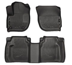 Husky Liners 99491 Weatherbeater Series Front and 2nd Seat Floor Liners Black
