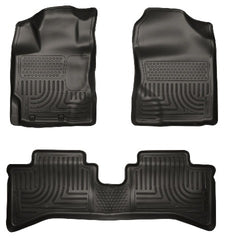 Husky Liners 99501 Weatherbeater Series Front and 2nd Seat Floor Liners Black