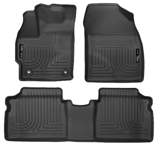 Husky Liners 99511 Weatherbeater Series Front and 2nd Seat Floor Liners Black