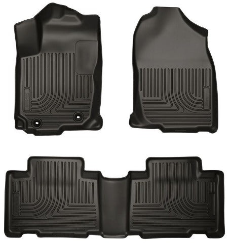 Husky Liners 99531 Weatherbeater Series Front and 2nd Seat Floor Liners Black
