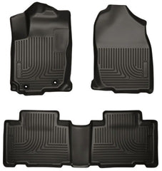 Husky Liners 99531 Weatherbeater Series Front and 2nd Seat Floor Liners Black