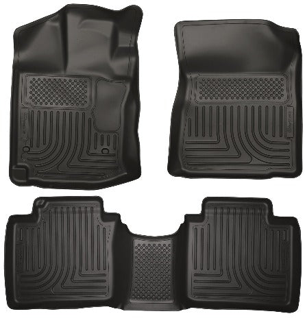 Husky Liners 99541 Weatherbeater Series Front and 2nd Seat Floor Liners Black
