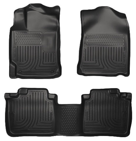 Husky Liners 99551 Weatherbeater Series Front and 2nd Seat Floor Liners Black