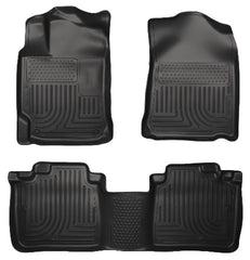 Husky Liners 99551 Weatherbeater Series Front and 2nd Seat Floor Liners Black