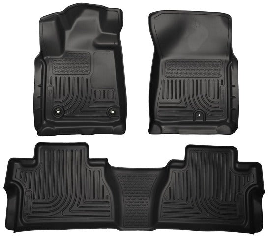 Husky Liners 99561 Weatherbeater Series Front and 2nd Seat Floor Liners (Footwell Coverage) Black