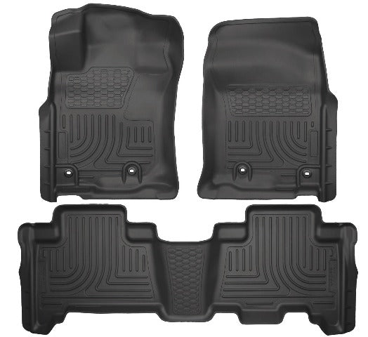 Husky Liners 99571 Weatherbeater Series Front and 2nd Seat Floor Liners Black