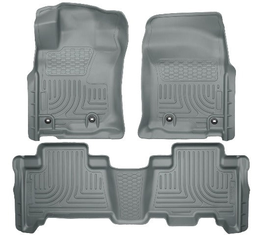 Husky Liners 99572 Weatherbeater Series Front and 2nd Seat Floor Liners Grey