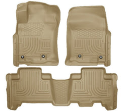 Husky Liners 99573 Weatherbeater Series Front and 2nd Seat Floor Liners Tan