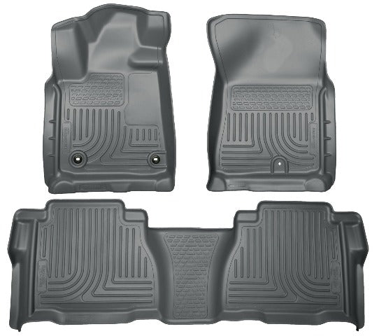 DISCONTINUED - Husky Liners 99592 Weatherbeater Series Front and 2nd Seat Floor Liners (Footwell Coverage) Grey