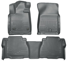 DISCONTINUED - Husky Liners 99592 Weatherbeater Series Front and 2nd Seat Floor Liners (Footwell Coverage) Grey