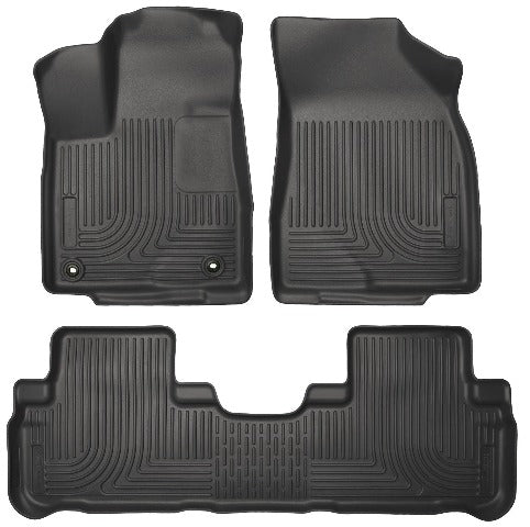 Husky Liners 99601 Weatherbeater Series Front and 2nd Seat Floor Liners Black