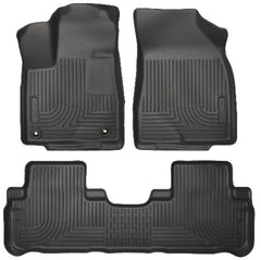 Husky Liners 99601 Weatherbeater Series Front and 2nd Seat Floor Liners Black