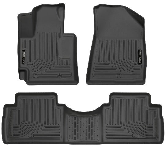 Husky Liners 99611 Weatherbeater Series Front and 2nd Seat Floor Liners Black