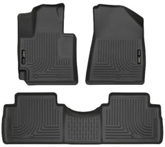 Husky Liners 99611 Weatherbeater Series Front and 2nd Seat Floor Liners Black
