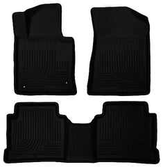 Husky Liners 99631 Weatherbeater Series Front and 2nd Seat Floor Liners Black