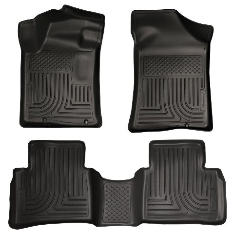 Husky Liners 99641 Weatherbeater Series Front and 2nd Seat Floor Liners Black