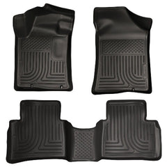 Husky Liners 99641 Weatherbeater Series Front and 2nd Seat Floor Liners Black