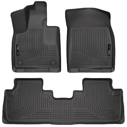 Husky Liners 99651 Weatherbeater Series Front and 2nd Seat Floor Liners Black