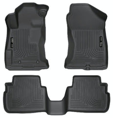 Husky Liners 99661 Weatherbeater Series Front and 2nd Seat Floor Liners Black