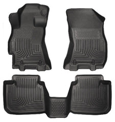 Husky Liners 99671 Weatherbeater Series Front and 2nd Seat Floor Liners Black