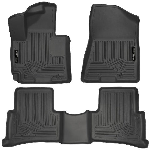 Husky Liners 99681 Weatherbeater Series Front and 2nd Seat Floor Liners Black
