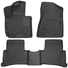 Husky Liners 99681 Weatherbeater Series Front and 2nd Seat Floor Liners Black