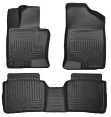 Husky Liners 99691 Weatherbeater Series Front and 2nd Seat Floor Liners Black