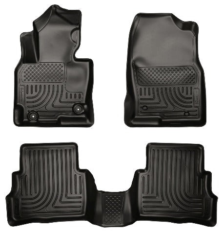 Husky Liners 99731 Weatherbeater Series Front and 2nd Seat Floor Liners Black