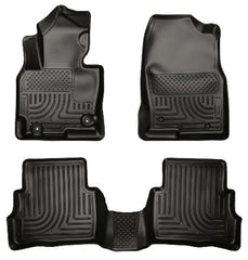 Husky Liners 99731 Weatherbeater Series Front and 2nd Seat Floor Liners Black
