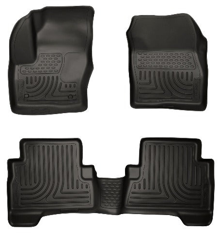 Husky Liners 99741 Weatherbeater Series Front and 2nd Seat Floor Liners Black