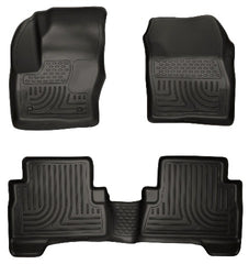Husky Liners 99741 Weatherbeater Series Front and 2nd Seat Floor Liners Black