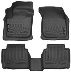 Husky Liners 99751 Weatherbeater Series Front and 2nd Seat Floor Liners Black