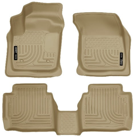 DISCONTINUED - Husky Liners 99753 Weatherbeater Series Front and 2nd Seat Floor Liners Tan