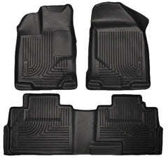 Husky Liners 99761 Weatherbeater Series Front and 2nd Seat Floor Liners Black