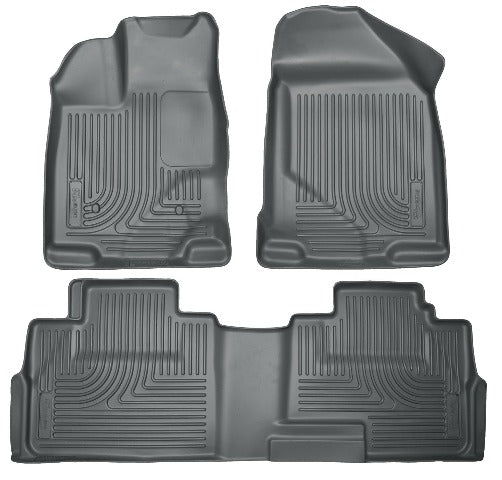 DISCONTINUED - Husky Liners 99762 Weatherbeater Series Front and 2nd Seat Floor Liners Grey
