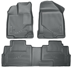 DISCONTINUED - Husky Liners 99762 Weatherbeater Series Front and 2nd Seat Floor Liners Grey