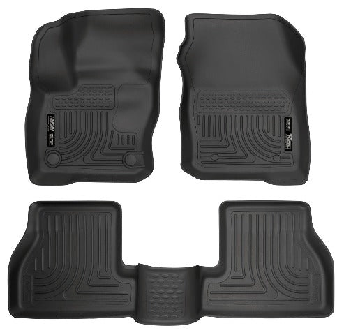 Husky Liners 99771 Weatherbeater Series Front and 2nd Seat Floor Liners Black