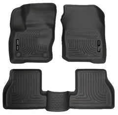 Husky Liners 99771 Weatherbeater Series Front and 2nd Seat Floor Liners Black