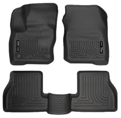 Husky Liners 99781 Weatherbeater Series Front and 2nd Seat Floor Liners Black