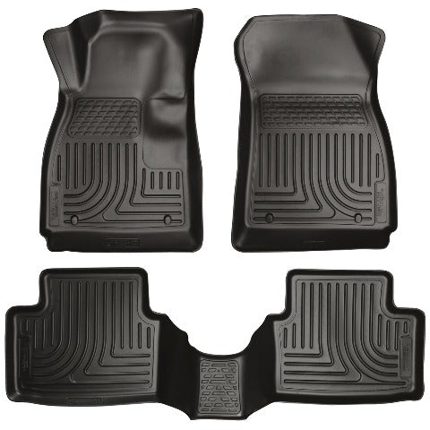 Husky Liners 99791 Weatherbeater Series Front and 2nd Seat Floor Liners Black
