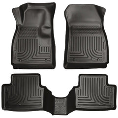 Husky Liners 99791 Weatherbeater Series Front and 2nd Seat Floor Liners Black