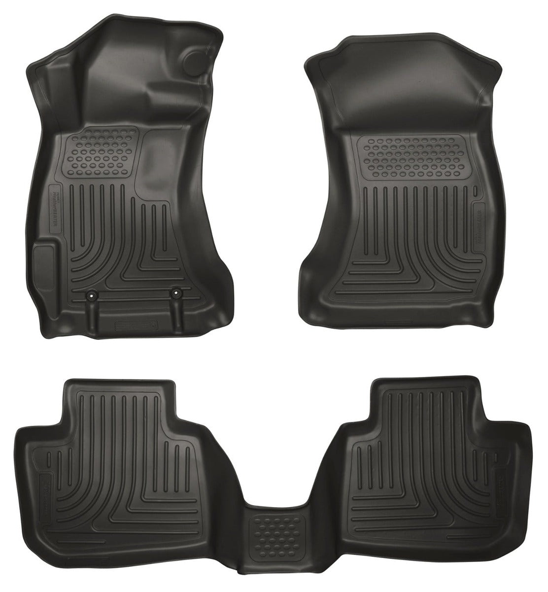 Husky Liners 99801 Weatherbeater Series Front and 2nd Seat Floor Liners Black