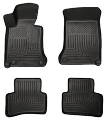 Husky Liners 99811 Weatherbeater Series Front and 2nd Seat Floor Liners Black