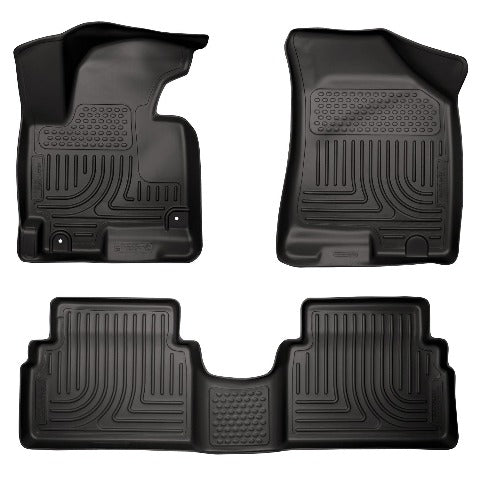 Husky Liners 99831 Weatherbeater Series Front and 2nd Seat Floor Liners Black