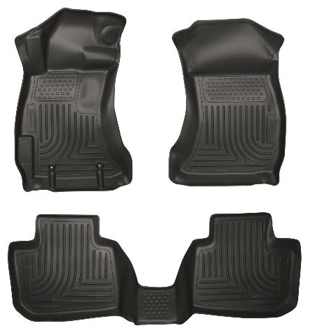 Husky Liners 99841 Weatherbeater Series Front and 2nd Seat Floor Liners Black