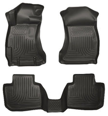 Husky Liners 99841 Weatherbeater Series Front and 2nd Seat Floor Liners Black