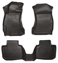 Husky Liners 99881 Weatherbeater Series Front and 2nd Seat Floor Liners Black