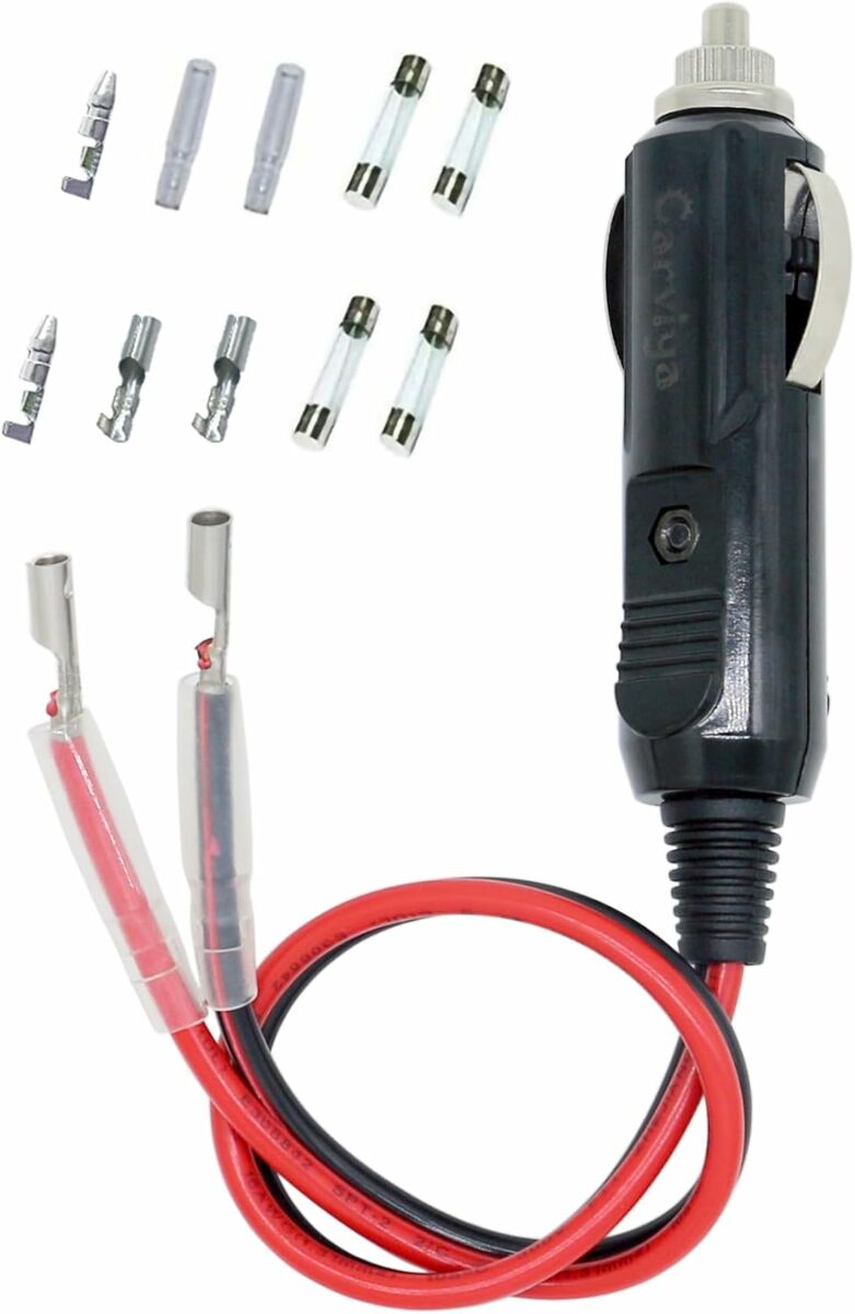 Replacement Male Cigarette Lighter Plug Power Supply